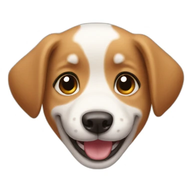 pup smiling sticker