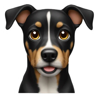 Tekel dog black sticker