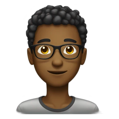 black_mashroomhair boy with glasses yellow sticker