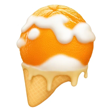 Orange creamsicle  sticker