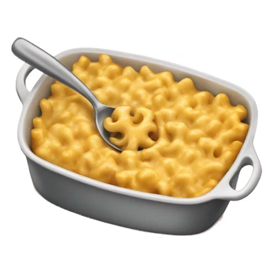 Mac & cheese in a baking dish sticker