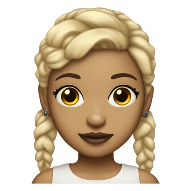 Light skin girl with tattoos  sticker