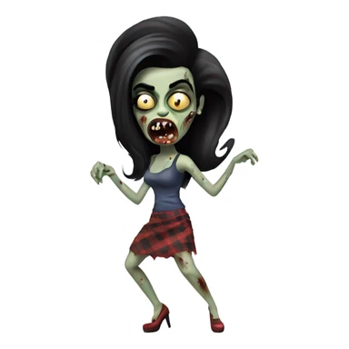amy winehouse zombie dancing sticker