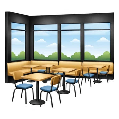 cafeteria cafe arua  sticker