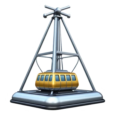 teleferico metálico sticker