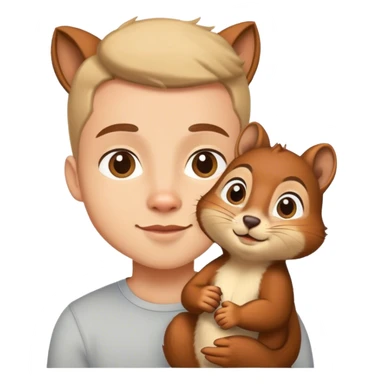 likes men loves cats looks like a squirrel sticker