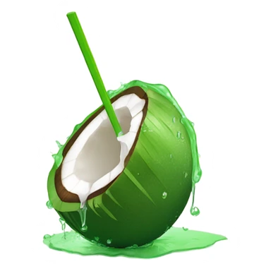 Coconut water  sticker