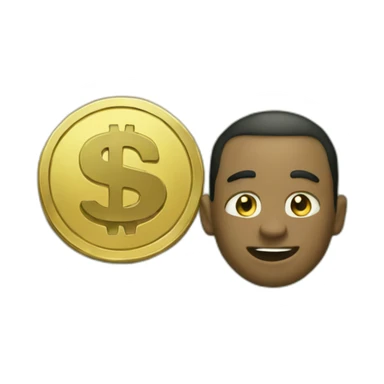 Money and urany sticker