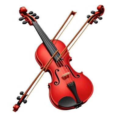 red violin sticker