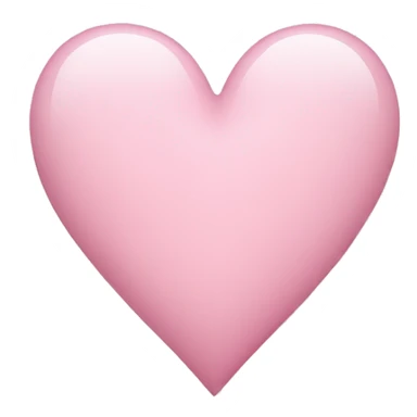 Light pink heart sticker
