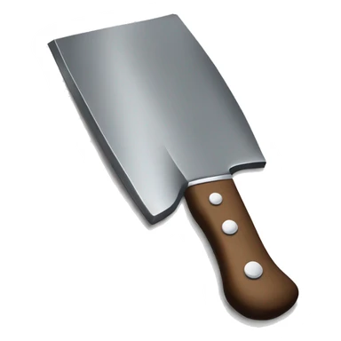 butcher cleaver sticker