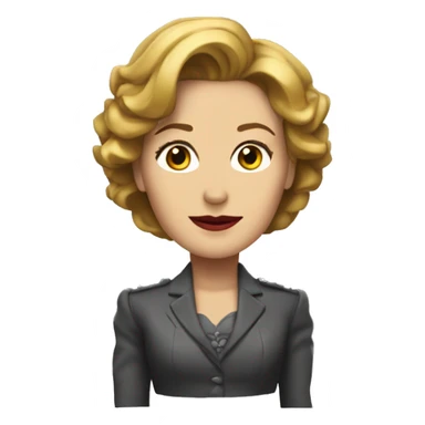 iron lady "mujer joven con traje de iron man el de la película" sticker