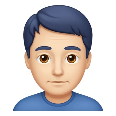 Parent Face with middle age sticker