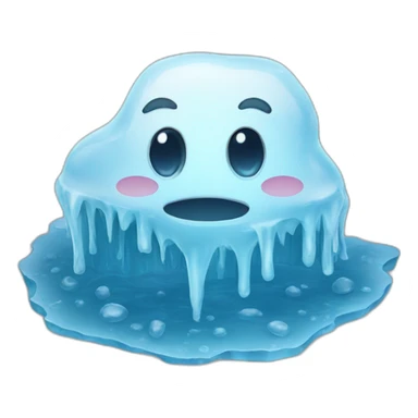 melt ice sticker
