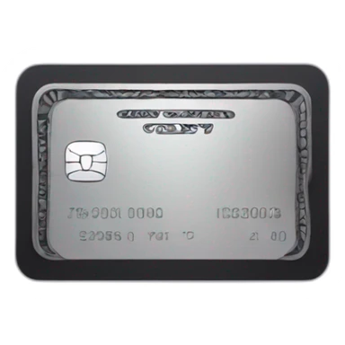 Black amex card sticker