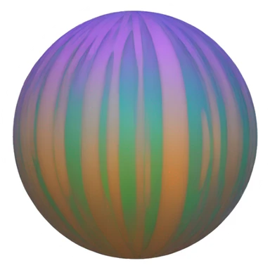 sphere having its own rings around it sticker