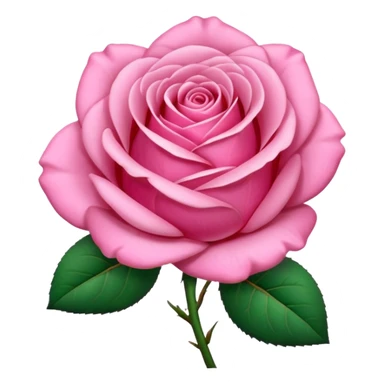 Pink rose sticker