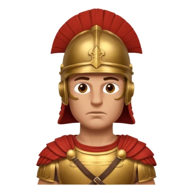 emoji de soldado romano alto y fuerte sticker