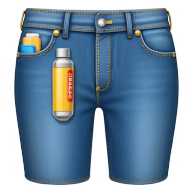 EpiPen in back jeans pocket sticker
