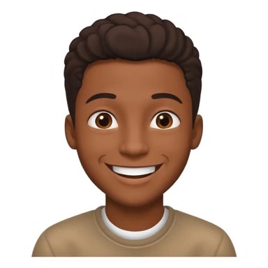 young black man in love sticker