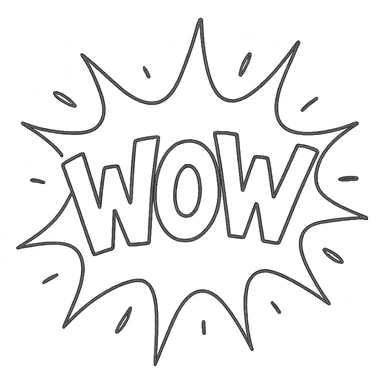 wow effect splash sticker