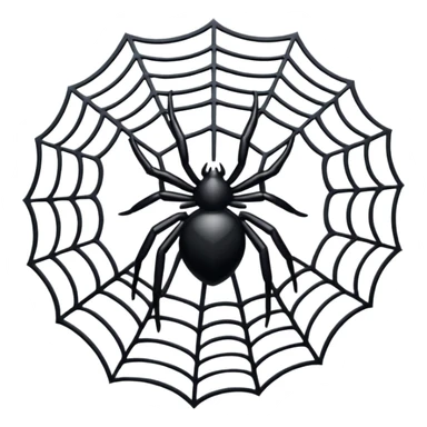 goth spiderweb sticker