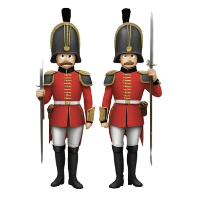 Royal guards of great britain  sticker