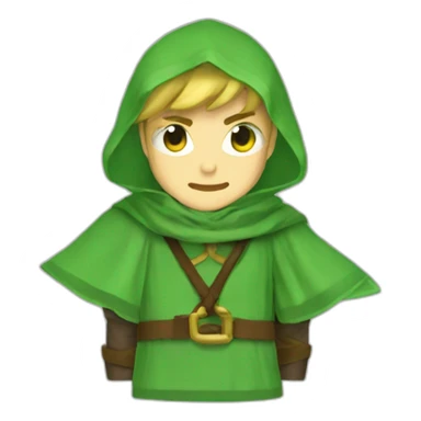 link green tunic sticker