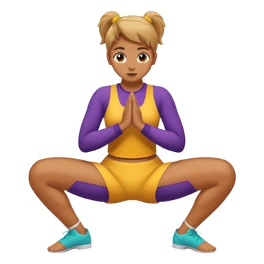 Hands on the knees twirking sticker