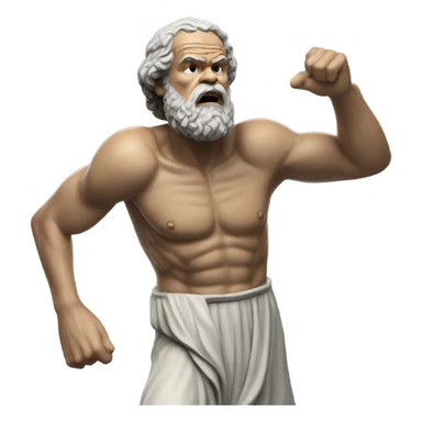 Socrates Heisman pose sticker