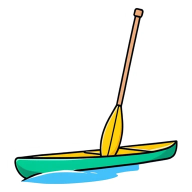 hand with paddle ready to hit sticker