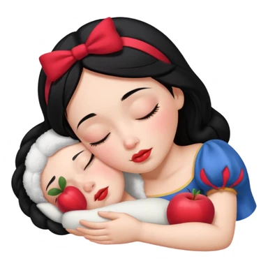 Sleeping Snow White sticker