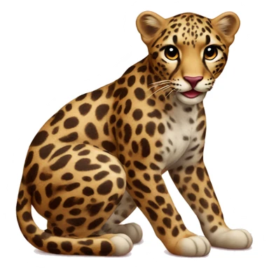 A Leapord print cherry  sticker