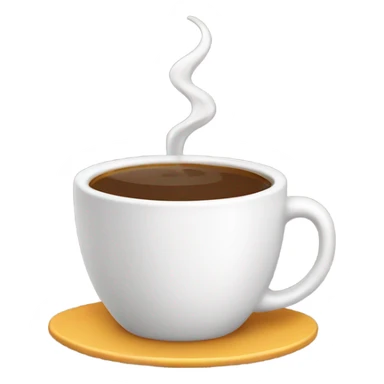 a coffee cup and a tea cup next to each other sticker