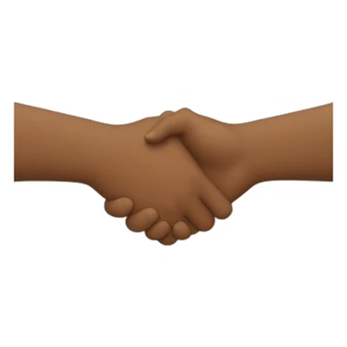 Holding hands together  sticker