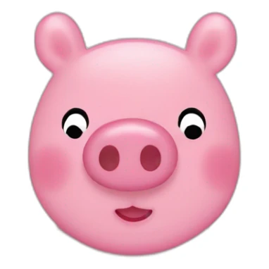 Tiny peppa pig sticker