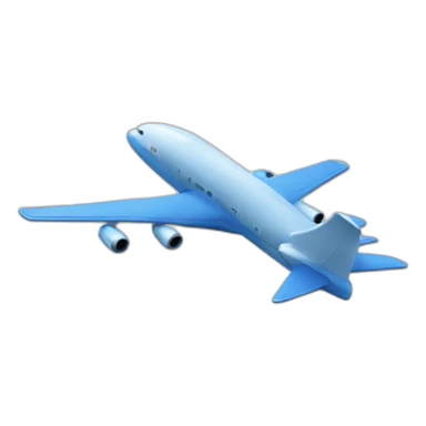 Plane hitting sky sticker