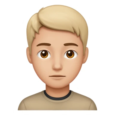 fix the face straight  sticker