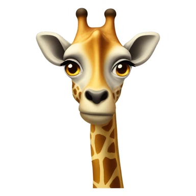 Une girafe malicieuse  sticker
