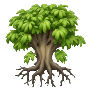 Root infected by fungus sticker