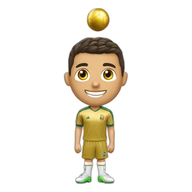 cristiano ronaldo 8 ballons d'or sticker