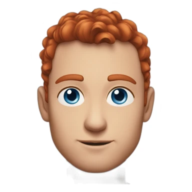 Jude law blue eyes red hair sticker