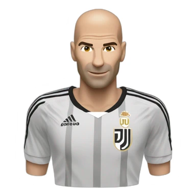 Zinedine Zidane Juventus sticker