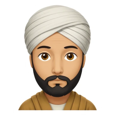 The turbaned philosopher sticker
