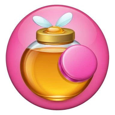 honey and a pink pill (iphone emoji styled) sticker
