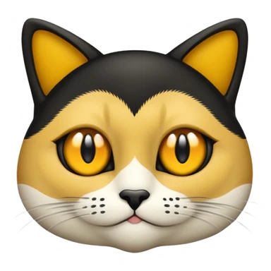 Gato negro y blanco  sticker