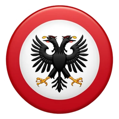 Make an albanian flag and put UÇK  on it with a circle  sticker