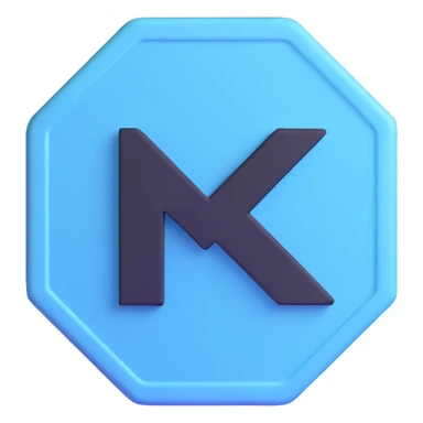 Twitter verification checkmark badge, light blue irregular octagon with white checkmark sticker