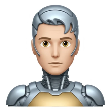 bionic man sticker