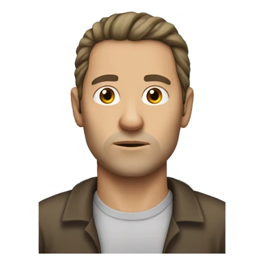 caucasian non-male prisoner with long brown hair mugshot sticker